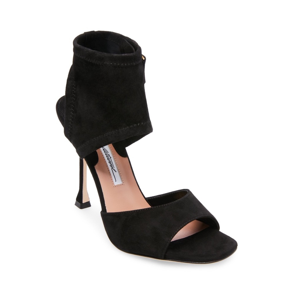 Brian Atwood Black Suede Sandal Stella 40